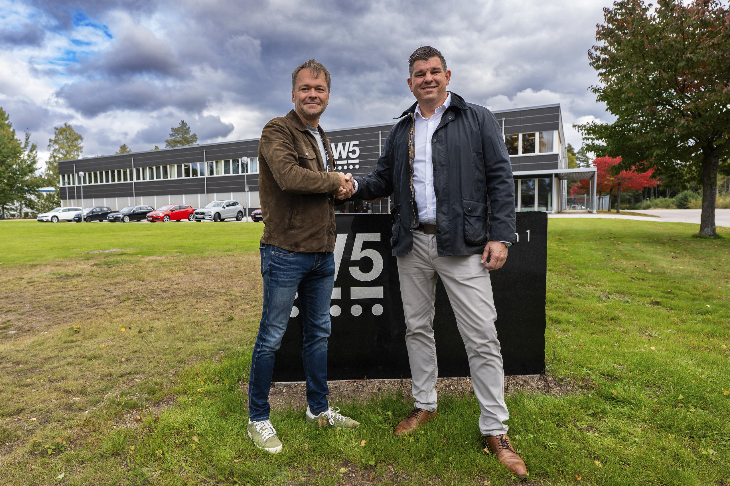 Joachim Hammersland EVP and Tobias Johansson Head of business area Power